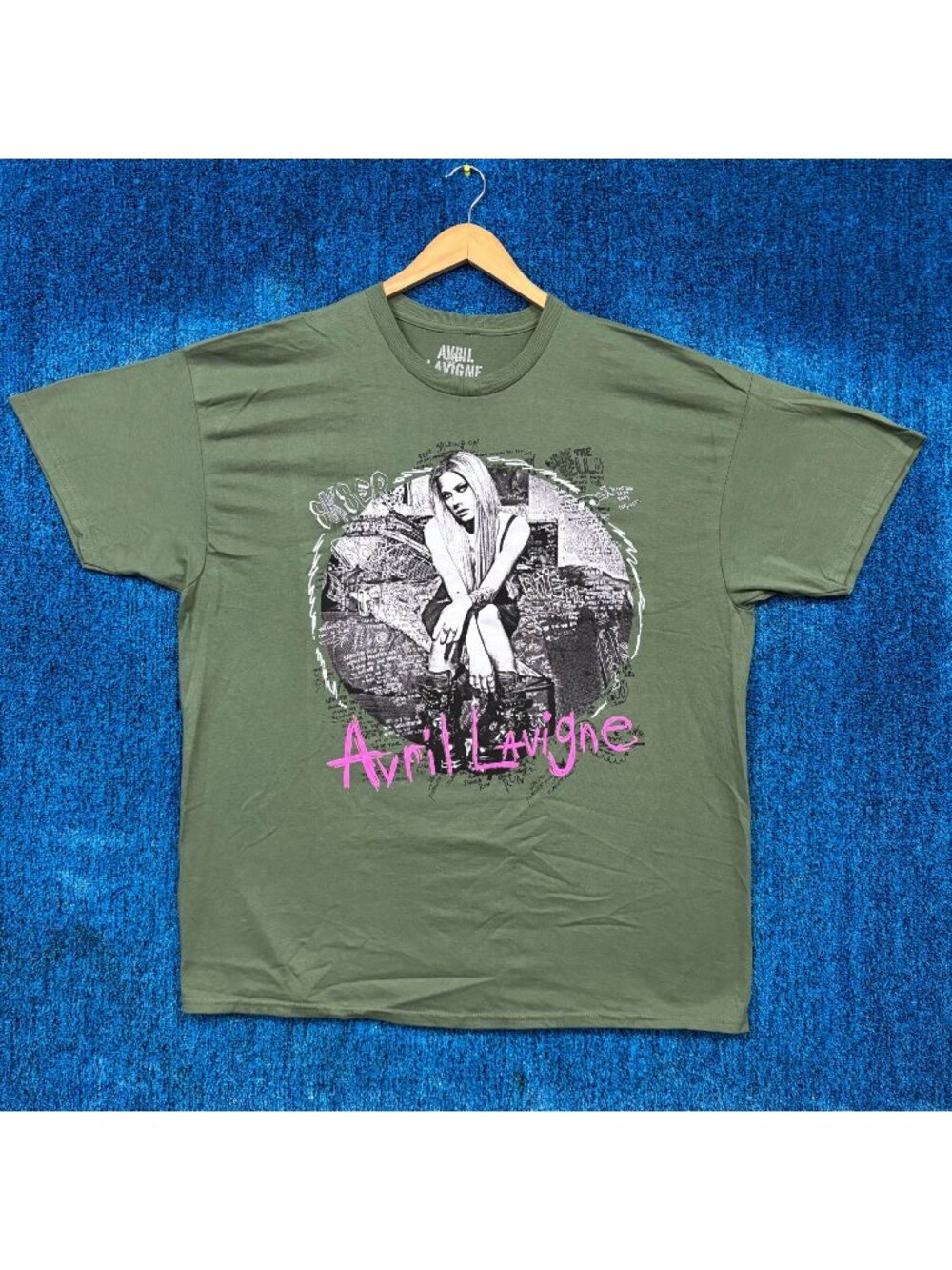 Avril Lavigne Self Titled Punk Rock Graphic T-Shirt Size XXXL